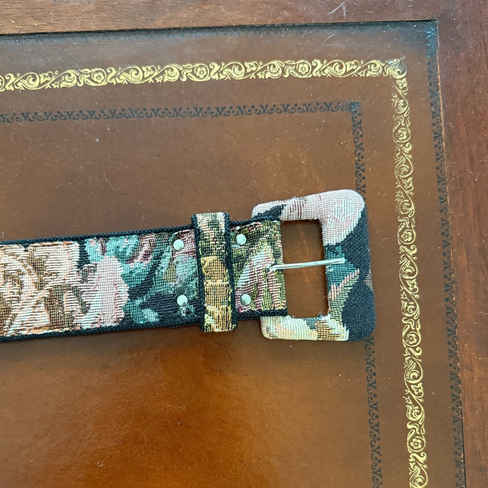 Vintage jacquard belt - Picture 3 of 4